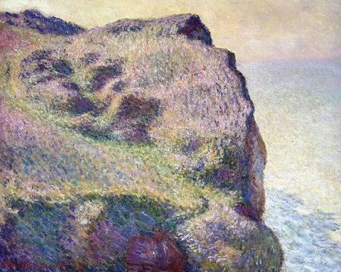  Claude Oscar Monet The Pointe du Petit Ailly - Hand Painted Oil Painting
