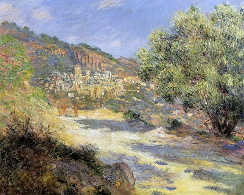  Claude Oscar Monet The Road to Monte Carlo - Hand Painted Oil Painting