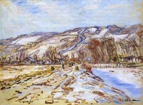  Claude Oscar Monet Winter at Giverny - Hand Painted Oil Painting