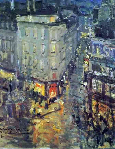  Constantin Alexeevich Korovin Paris, Boulevard des Capucines - Hand Painted Oil Painting