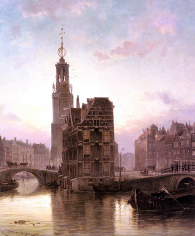  Cornelis Christiaan Dommelshuizen Amsterdam - Hand Painted Oil Painting
