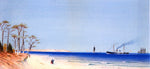  David Johnston Kennedy Atlantic City - Hand Painted Oil Painting