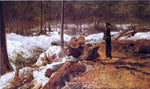  Eastman Johnson A Boy in the Maine Woods - Hand Painted Oil Painting