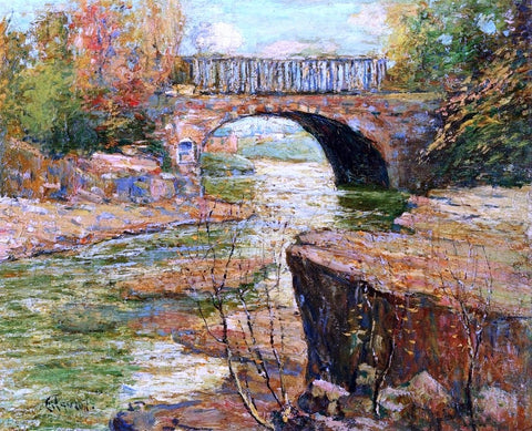  Ernest Lawson An Aqueduct at Little Falls, New Jersey - Hand Painted Oil Painting