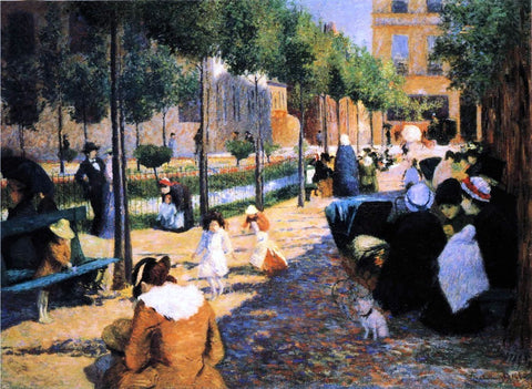  Federico Zandomeneghi Place d'Anvers, Paris - Hand Painted Oil Painting