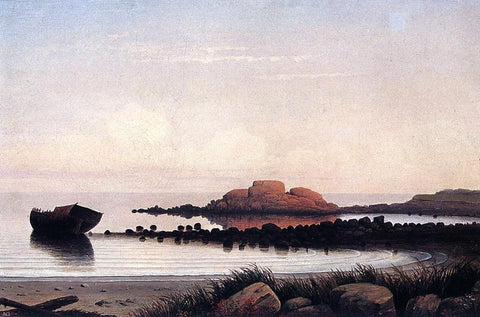  Fitz Hugh Lane Brace's Rock - Hand Painted Oil Painting