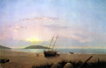  Fitz Hugh Lane New England Coastal Scene - Cape Ann Beach - Hand Painted Oil Painting