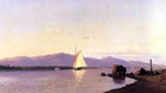  Francis A Silva Kingston Point, Hudson River - Hand Painted Oil Painting
