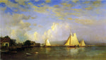  Francis A Silva On the Hudson - Hand Painted Oil Painting
