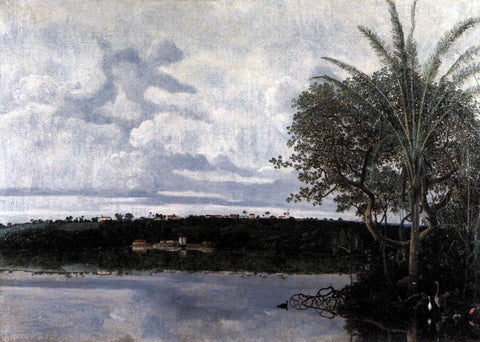  Frans Post View of Frederiksstad in Paraiba, Brazil - Hand Painted Oil Painting