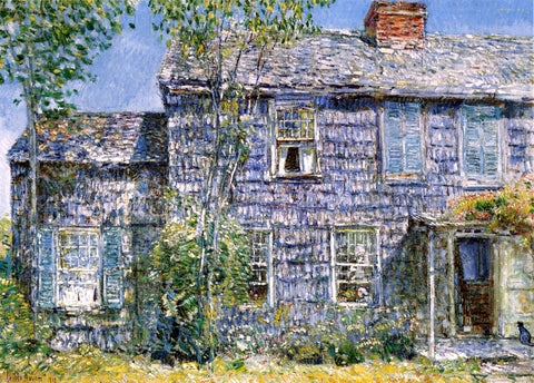  Frederick Childe Hassam East Hampton, L.I. (also known as Old Mumford House) - Hand Painted Oil Painting