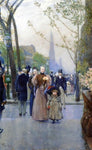  Frederick Childe Hassam Fifth Avenue (also known as Sunday on Fifth Avenue) - Hand Painted Oil Painting