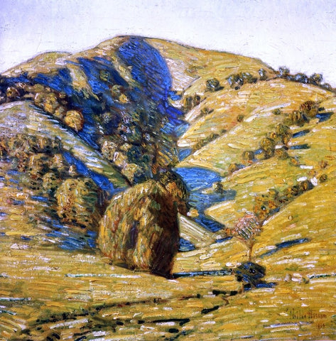  Frederick Childe Hassam Hill of the Sun, San Anselmo, California - Hand Painted Oil Painting