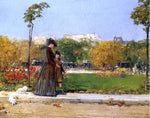  Frederick Childe Hassam In the Park, Paris - Hand Painted Oil Painting