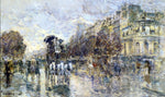  Frederick Childe Hassam Les Grands Boulevards, Paris - Hand Painted Oil Painting