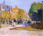  Frederick Childe Hassam Marlborough Street, Boston - Hand Painted Oil Painting