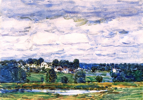  Frederick Childe Hassam Newfields, New Hampshire - Hand Painted Oil Painting