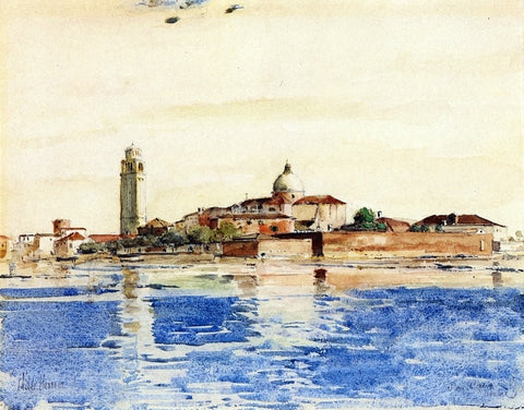  Frederick Childe Hassam San Pietro, Venice - Hand Painted Oil Painting