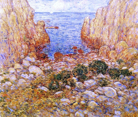  Frederick Childe Hassam The Gorge - Appledore, Isles of Shoals - Hand Painted Oil Painting