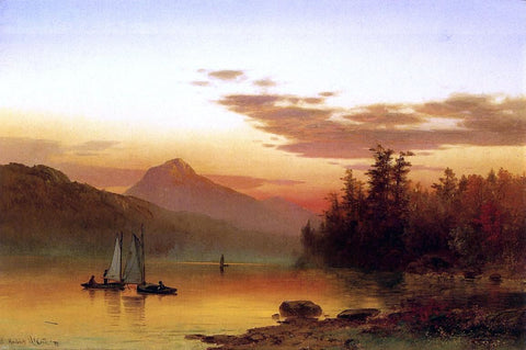  George Herbert McCord Lake Luzern, New York - Hand Painted Oil Painting