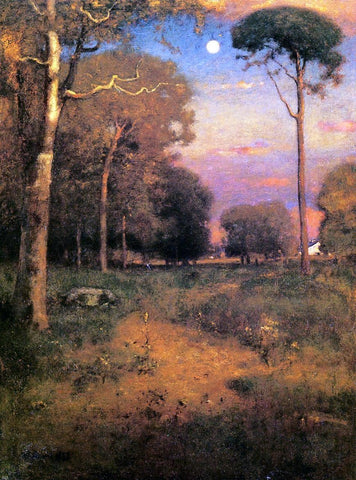  George Inness Early Moonrise, Florida (also known as Early Morning, Florida) - Hand Painted Oil Painting