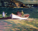  George Luks A Fisherman, Cape Elizabeth, Maine - Hand Painted Oil Painting