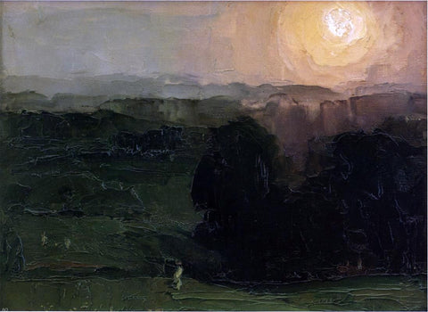  George Wesley Bellows Sunset, Jersey Hills - Hand Painted Oil Painting