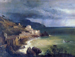  Giacinto Gigante Temporale nel golfo di Amalfi - Hand Painted Oil Painting