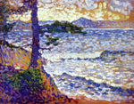  Henri Edmond Cross The Mediterranean Coast - Hand Painted Oil Painting