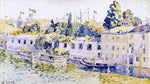  Henri Edmond Cross Venice, Palazzo Venier dei Leoni - Hand Painted Oil Painting