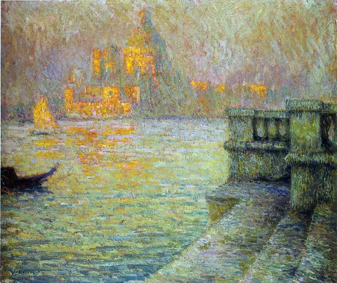  Henri Le Sidaner Venice in the Afternoon - Hand Painted Oil Painting