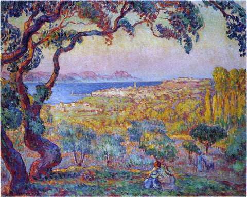  Henri Lebasque The Bay at St Tropez - Hand Painted Oil Painting