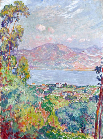  Henri Lebasque View of the Gulf at Saint Tropez - Hand Painted Oil Painting
