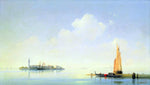  Ivan Constantinovich Aivazovsky The harbour of Venice, the Island of San-Georgio - Hand Painted Oil Painting