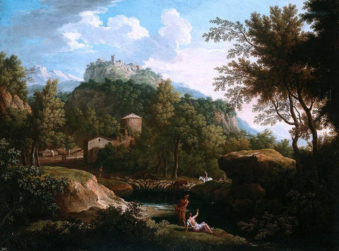  Jacob De Heusch Italian Landscape - Hand Painted Oil Painting