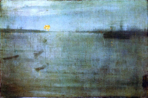  James McNeill Whistler Nocturne: Blue and Gold - Southampton Water - Hand Painted Oil Painting