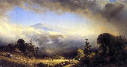 James Fairman Mounts Madison and Adams near Gorham, New Hampshire - Hand Painted Oil Painting