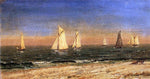  Jasper Francis Cropsey A Study at Long Beach - Hand Painted Oil Painting