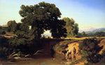  Jean-Achille Benouville View in the Roman Countryside - Hand Painted Oil Painting