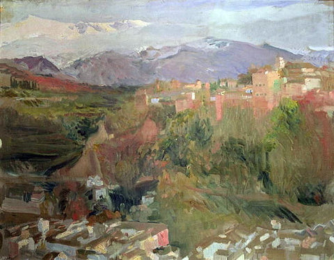  Joaquin Sorolla Y Bastida Granada - Hand Painted Oil Painting
