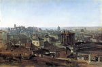  Johann Georg Von Dillis Three Views of Rome from the Villa Malta: View toward the Capitoline Hill - Hand Painted Oil Painting