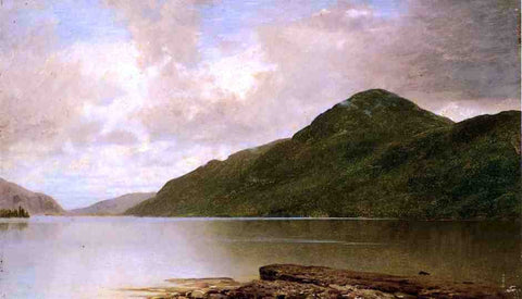  John Frederick Kensett Black Mountain, Lake George - Hand Painted Oil Painting