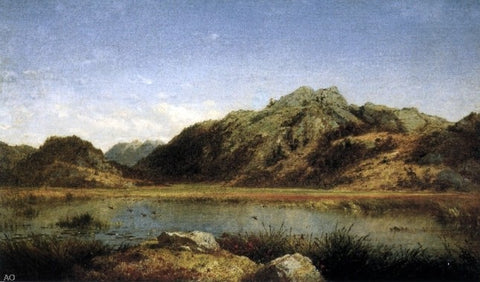  John Frederick Kensett Paradise Rocks, near Newport - Hand Painted Oil Painting