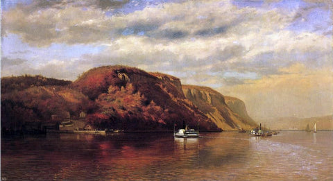  John George Brown On the Hudson - Hand Painted Oil Painting