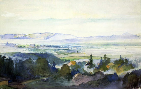  John La Farge View Over Kyoto From Ya Ami - Hand Painted Oil Painting