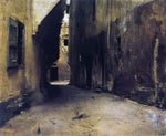  John Singer Sargent A Street in Venice - Hand Painted Oil Painting