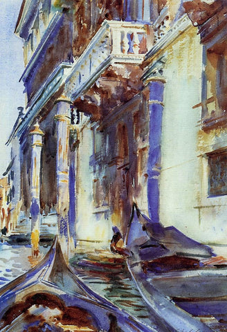  John Singer Sargent On the Grand Canal - Hand Painted Oil Painting