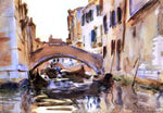  John Singer Sargent A Venetian Canal - Hand Painted Oil Painting