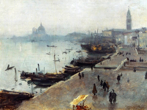  John Singer Sargent Venice in Gray Weather - Hand Painted Oil Painting