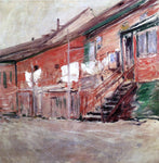  John Twachtman Gloucester, Fishermen's Houses - Hand Painted Oil Painting